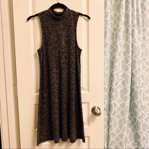 Mock Neck Knot Dress